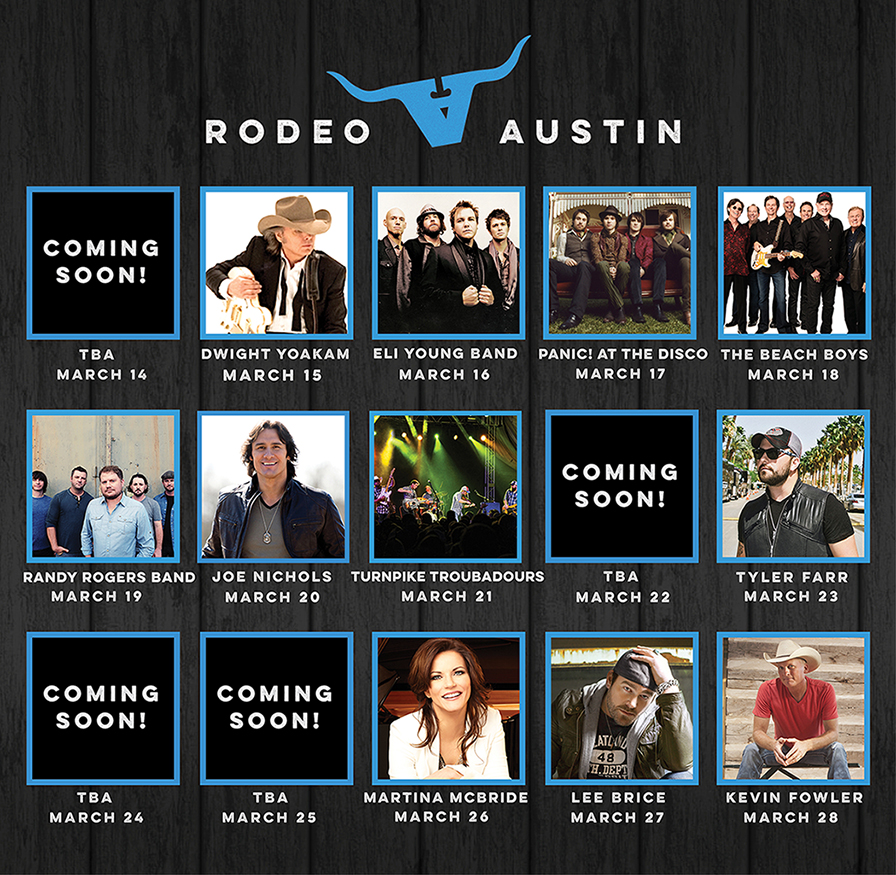 Rodeo Austin announces lineup