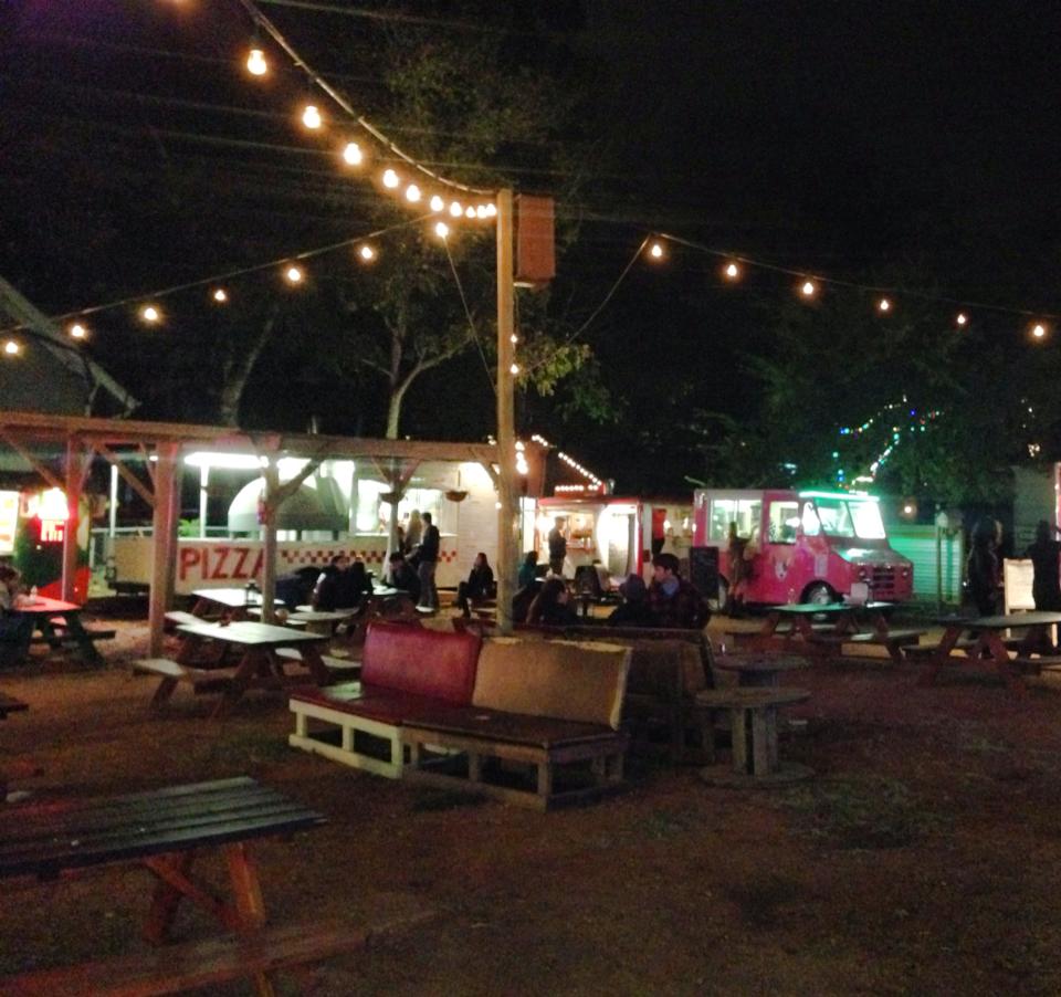 Food trucks on rainey