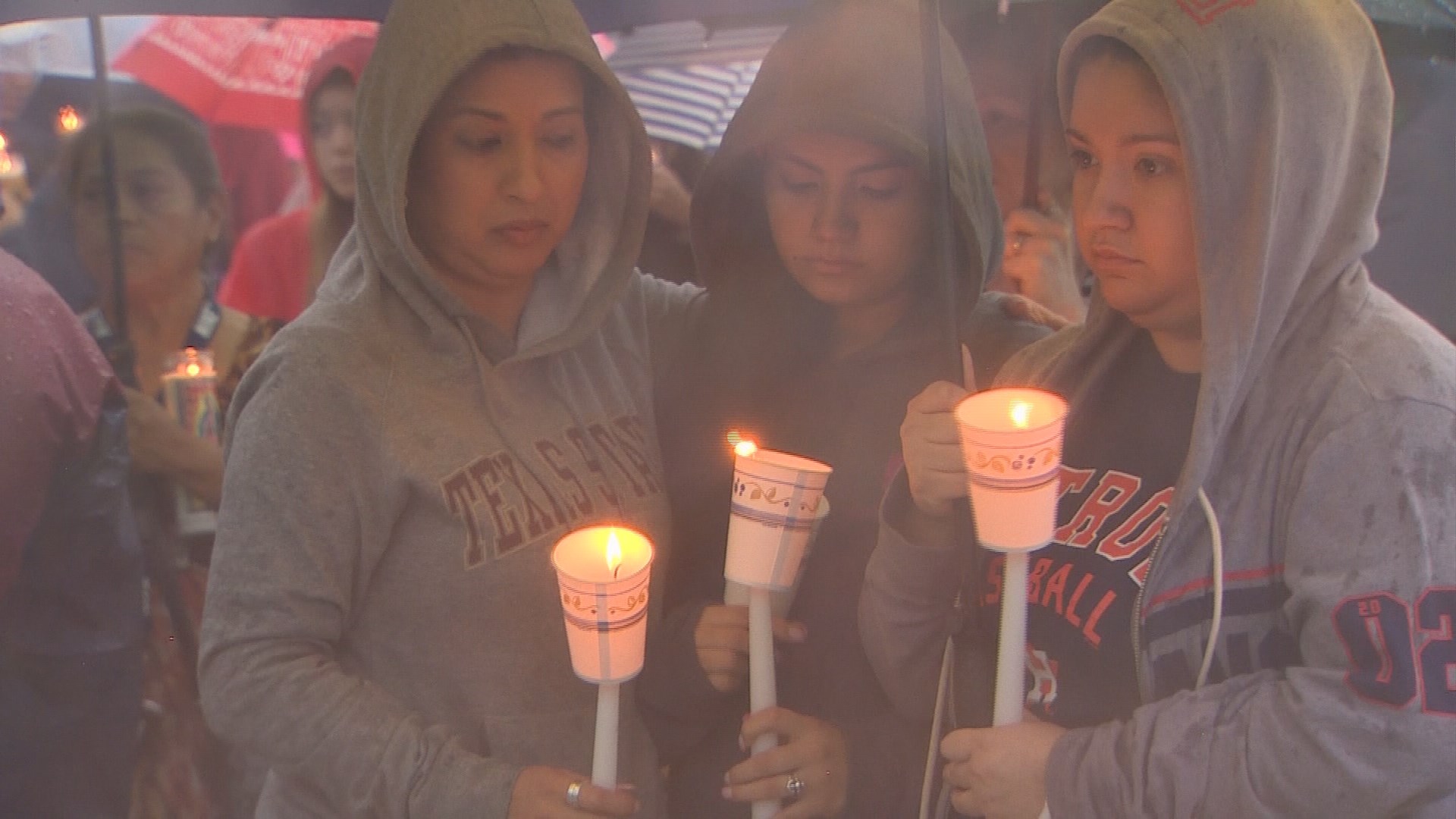Family, friends gather at vigil for Houston teen killed on prom night ...